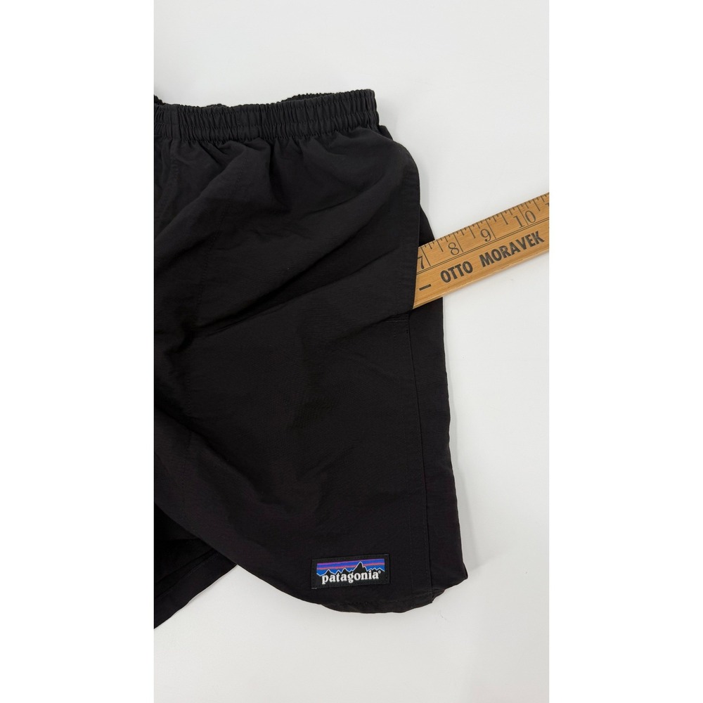 Patagonia Baggies Shorts Mens Small Black NetPlus Recycled Nylon 5 Inch Inseam - Picture 9 of 9